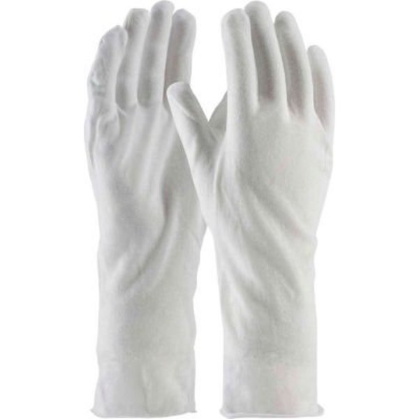 Pip PIP® 97-500/14 CleanTeam® 14" Prem Lt Weight Inspect Gloves Cotton Lisle Unhemmed Men's 97-500/14